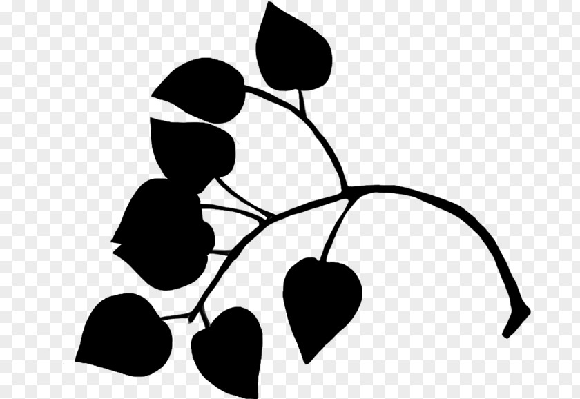 Clip Art Plant Stem Flower Leaf Silhouette PNG