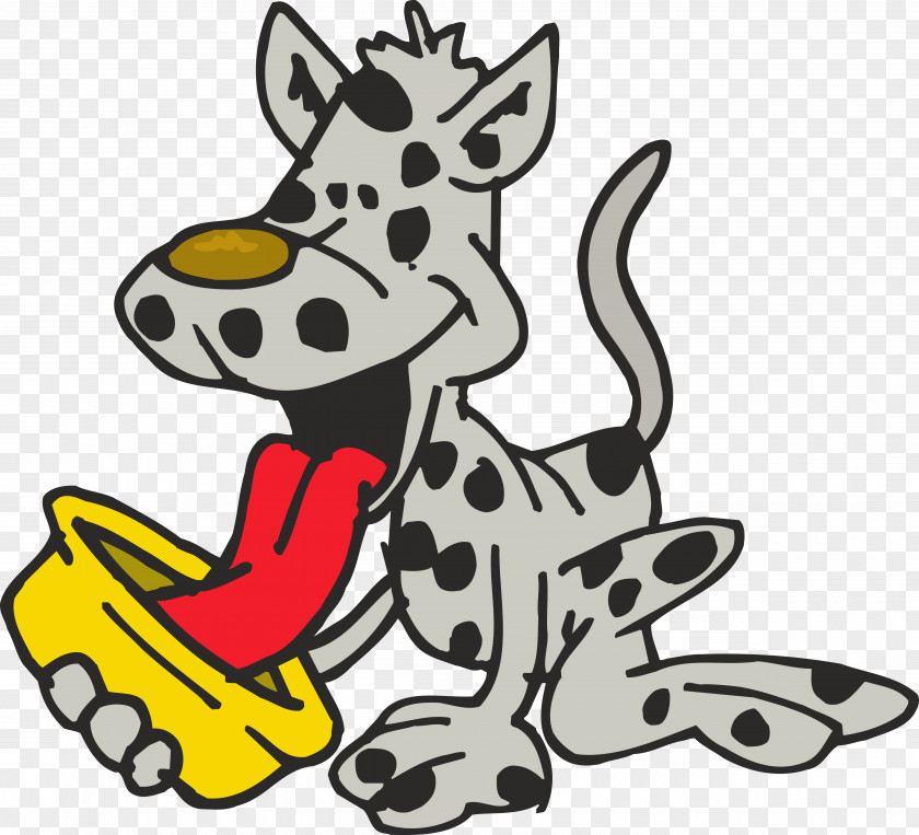 Hyena Dog Man Licking Clip Art PNG