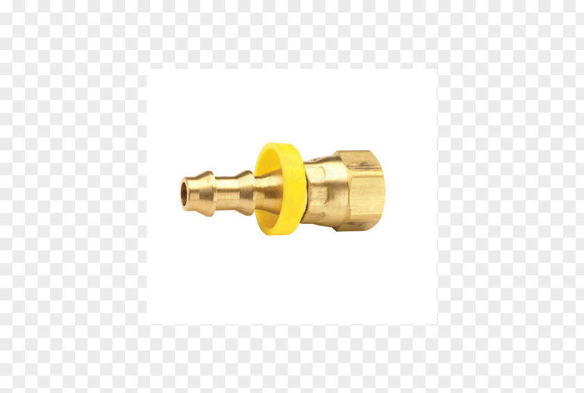 Brass JIC Fitting Hose Barb Piping And Plumbing Screw Thread PNG
