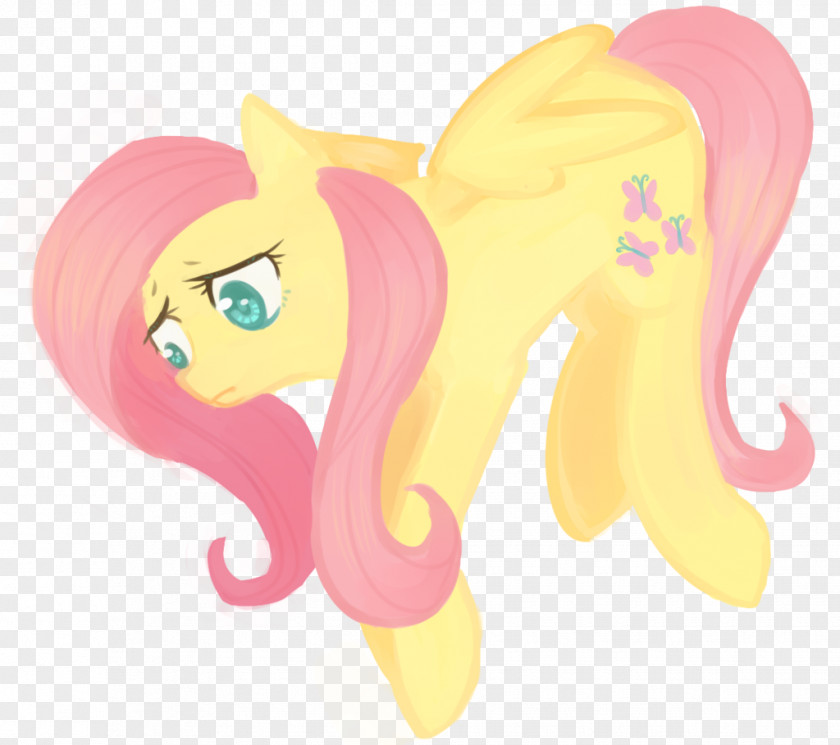 Horse Cartoon Pink M Ear PNG