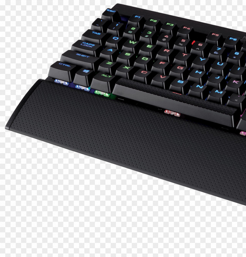Cherry Computer Keyboard Corsair Gaming K65 LUX RGB Compact Mechanical Anglais UK Components PNG