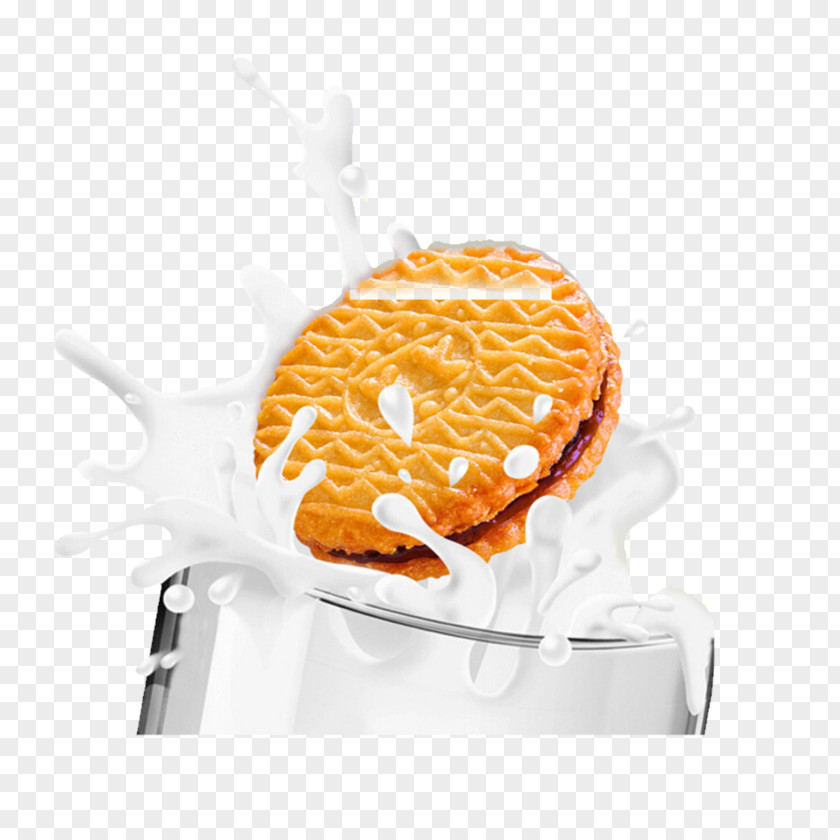 Milk Biscuit Custard Cream Junk Food PNG