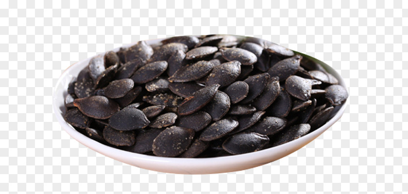 Pure Black Salty Pumpkin Seeds Seed Vegetarian Cuisine PNG