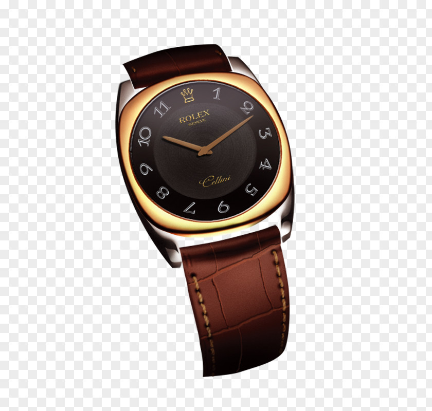 Real Chocolate Brown Product Watch Strap Designer PNG