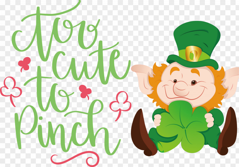 Too Cute_to Pinch St Patricks Day PNG