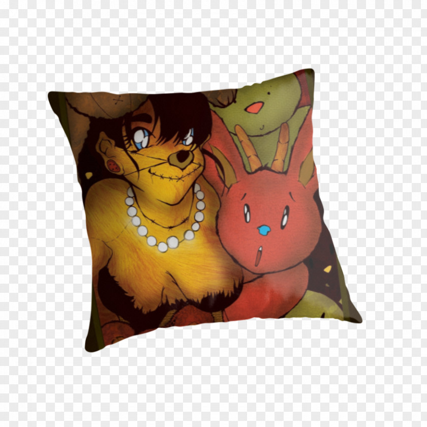 Furry Fandom Throw Pillows Cushion Textile Animal PNG