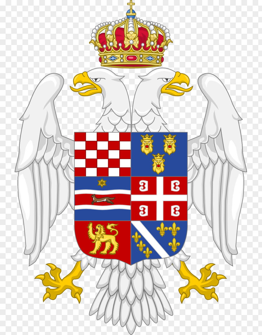 Kingdom Of Yugoslavia Serbia Croatia Coat Arms PNG