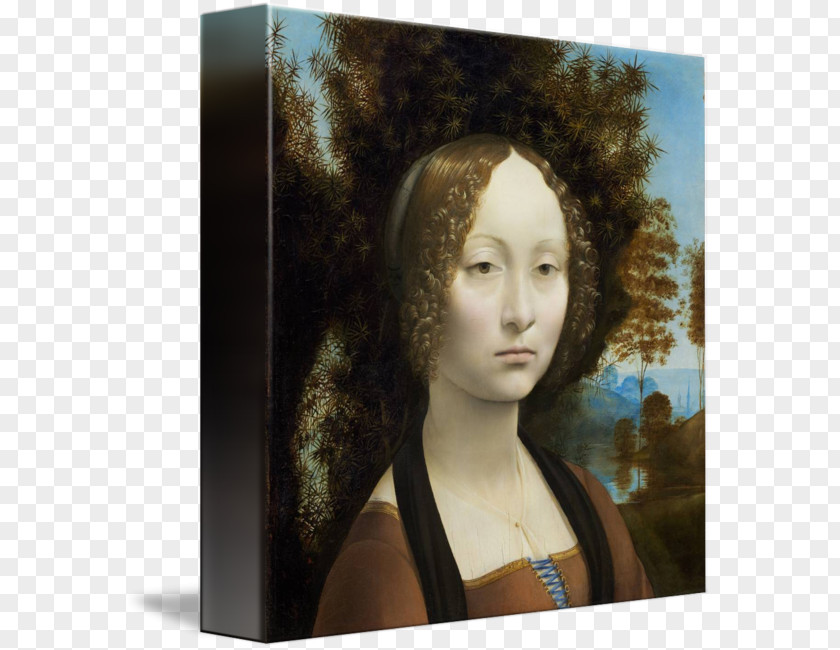 Painting Ginevra De' Benci Head Of A Woman Mona Lisa Portrait PNG