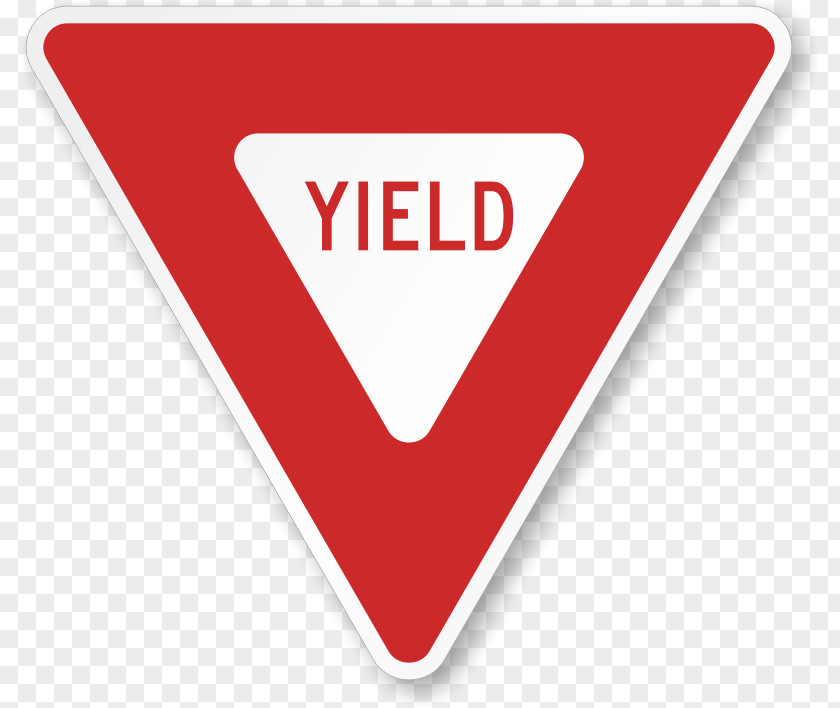 Yield Sign Traffic Regulatory Warning PNG