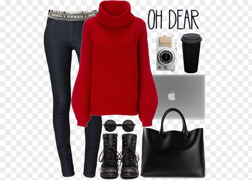 Autumn And Winter Series Of Women Simple Stylish Outfit Fashion Clothing Designer PNG
