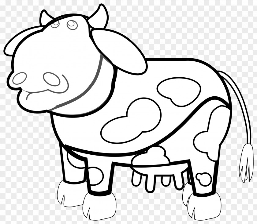 Cow Cartoon Guernsey Cattle Holstein Friesian Clip Art PNG