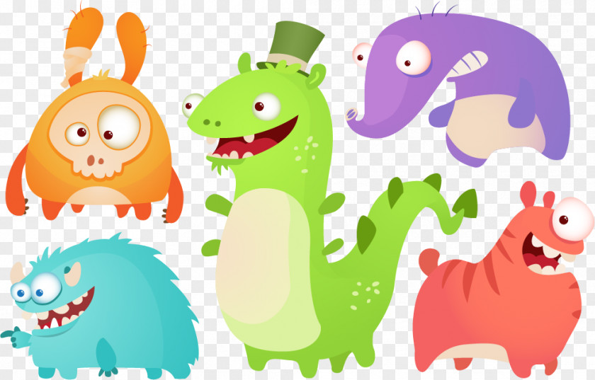 Little Monster Cartoon Dinosaur James P. Sullivan Illustration PNG