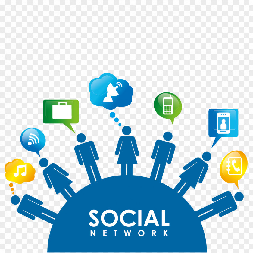 Vector Business People And Icons Social Media Network Royalty-free Clip Art PNG