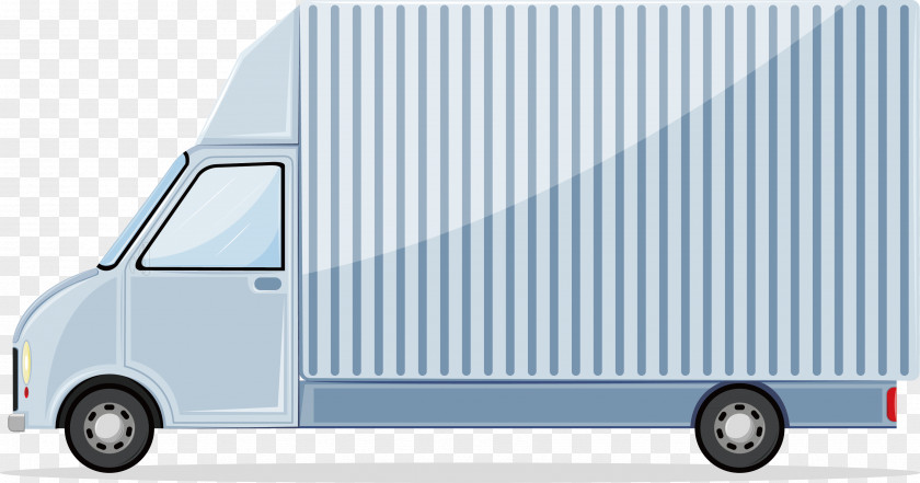 Car Decoration Design Vector Compact Van Truck PNG