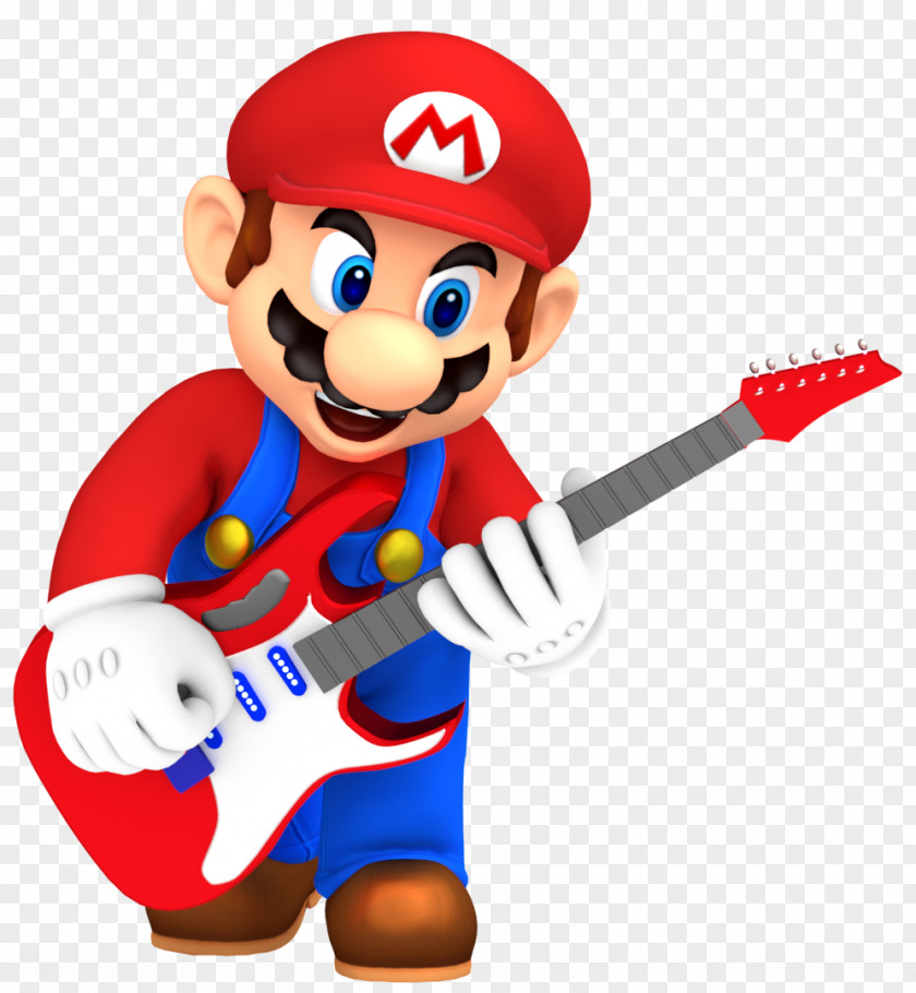 Cartoon Guitar Super Mario Bros. Odyssey New Bros PNG