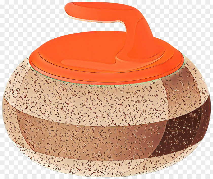Ceramic Lid Background Orange PNG