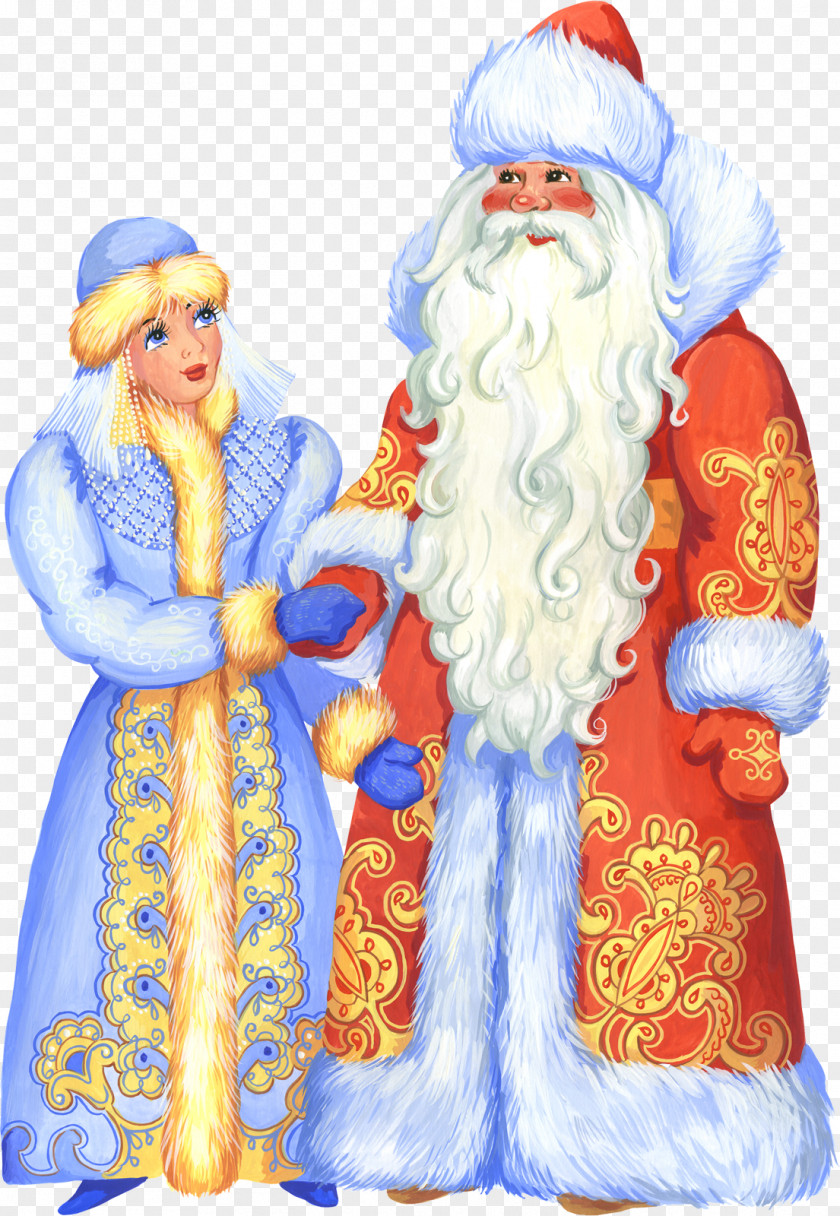 Santa Claus Snegurochka Ded Moroz New Year Ziuzia Grandfather PNG