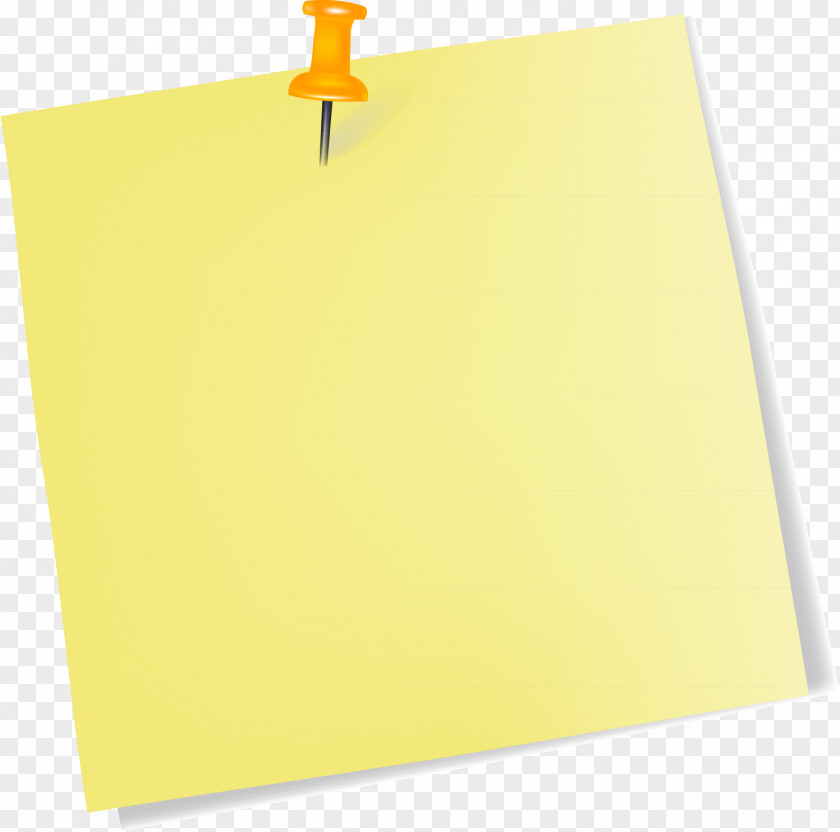 Sticky Paper Notes Post-it Note Drawing Pin PNG