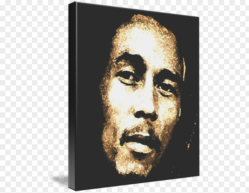 Bob Marley Live! Art Wallpaper PNG