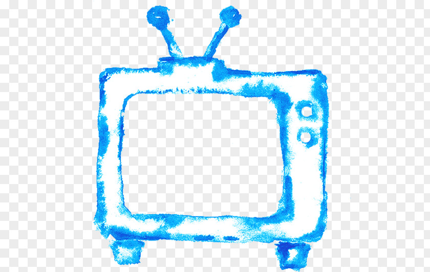 Drawing TV Television Watercolor Painting PNG