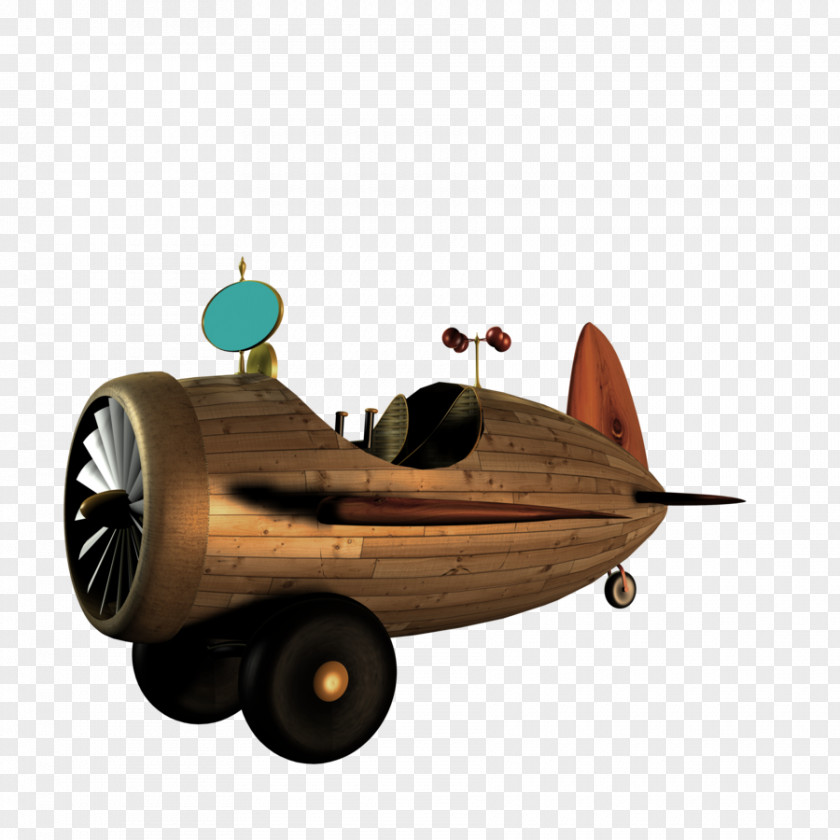 Old Car Airplane Aircraft Steampunk Clip Art PNG