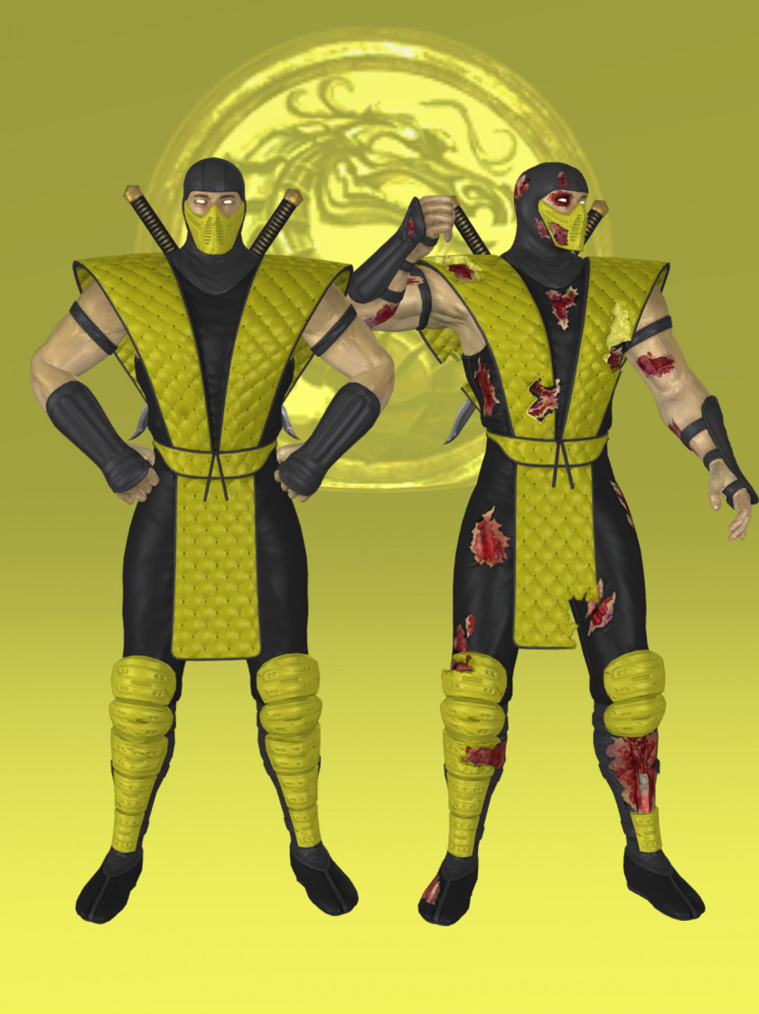 Scorpion Mortal Kombat II X Mileena PNG