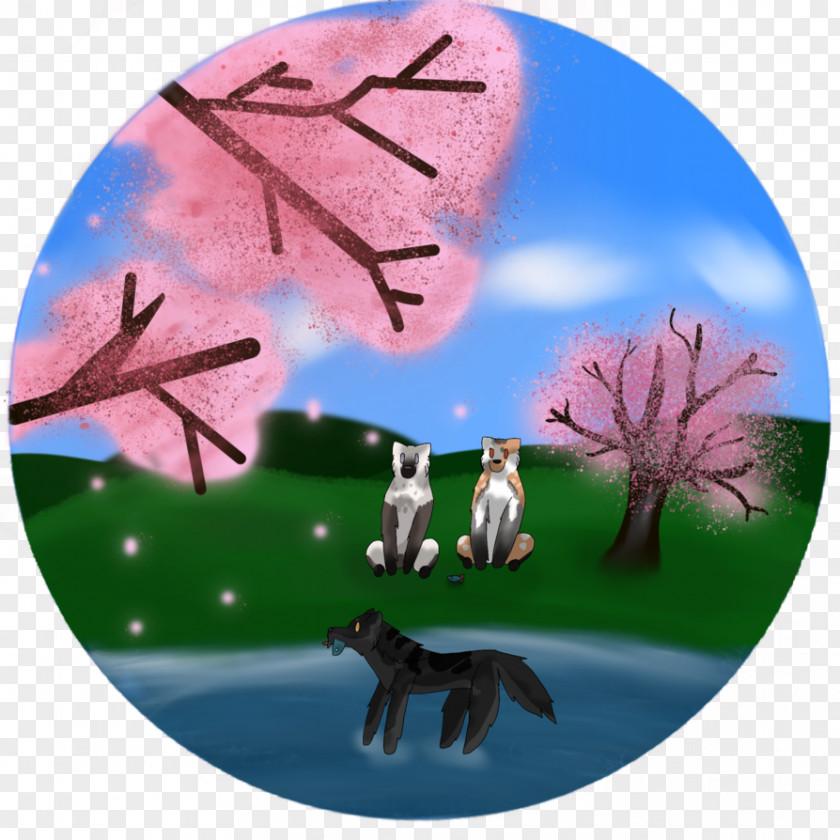 Cherry Blossom Bird Sky Plc PNG