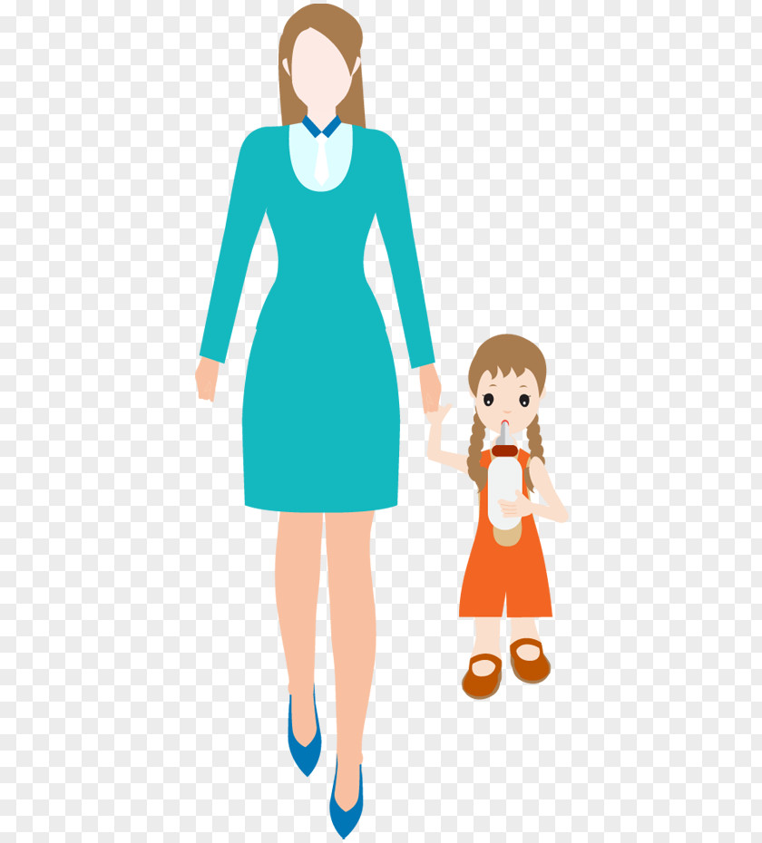 Child Woman Cartoon Clip Art PNG