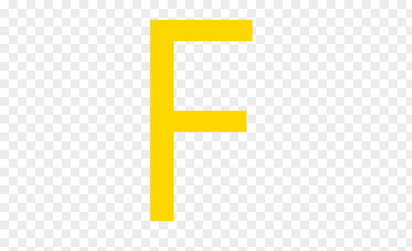 Gold Letter F Alphabet PNG