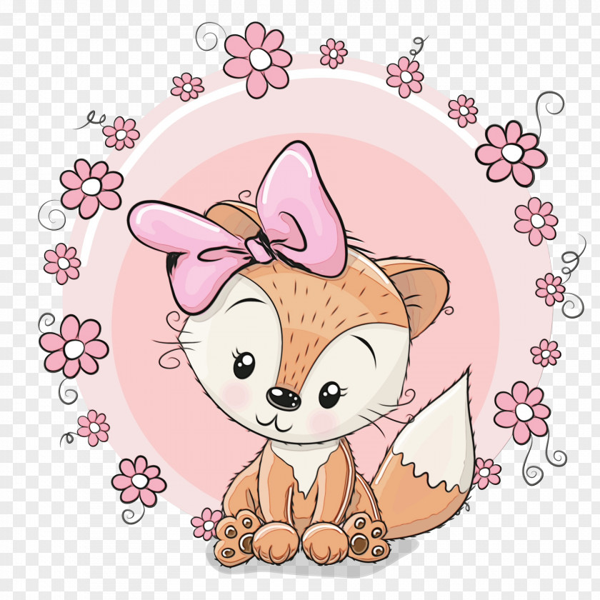 Kitten Fawn Cartoon Pink Clip Art Puppy Chihuahua PNG