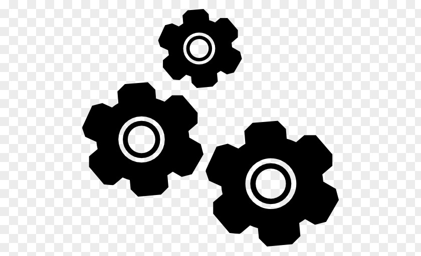 Mechanical Gear Symbol PNG