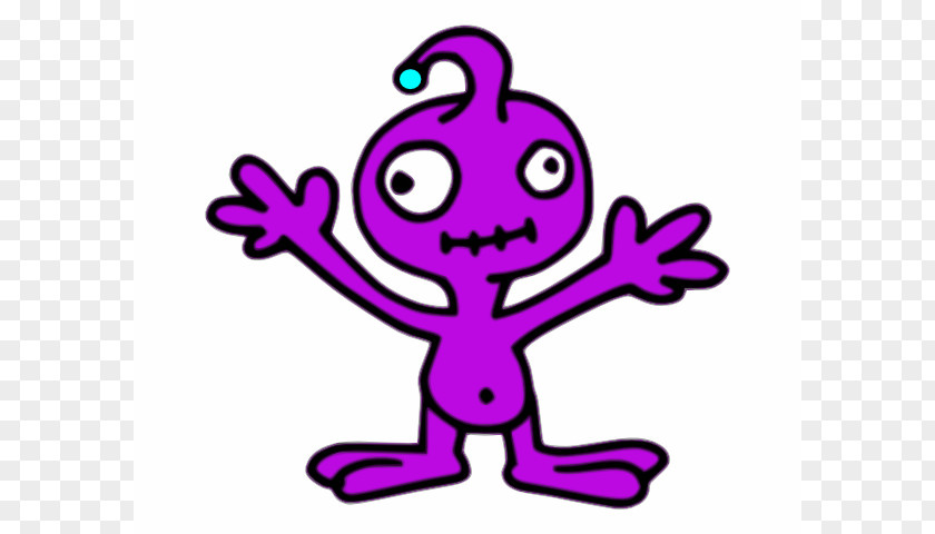 Purple People Cliparts Alien Extraterrestrial Life Cartoon Clip Art PNG