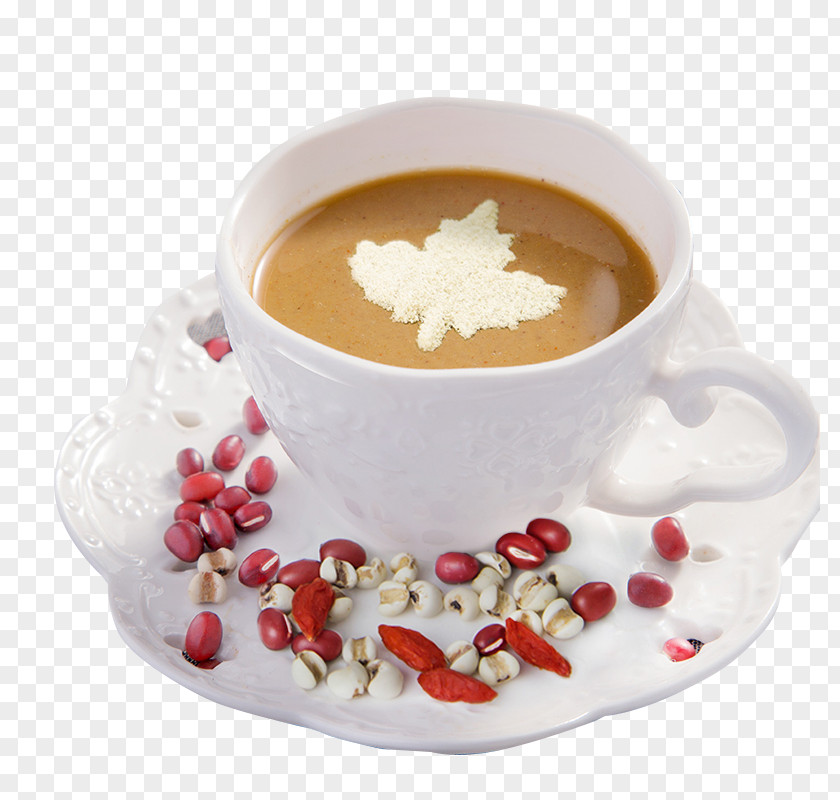 Red Beans Barley Flour Adlay Instant Coffee Congee Adzuki Bean Powder PNG