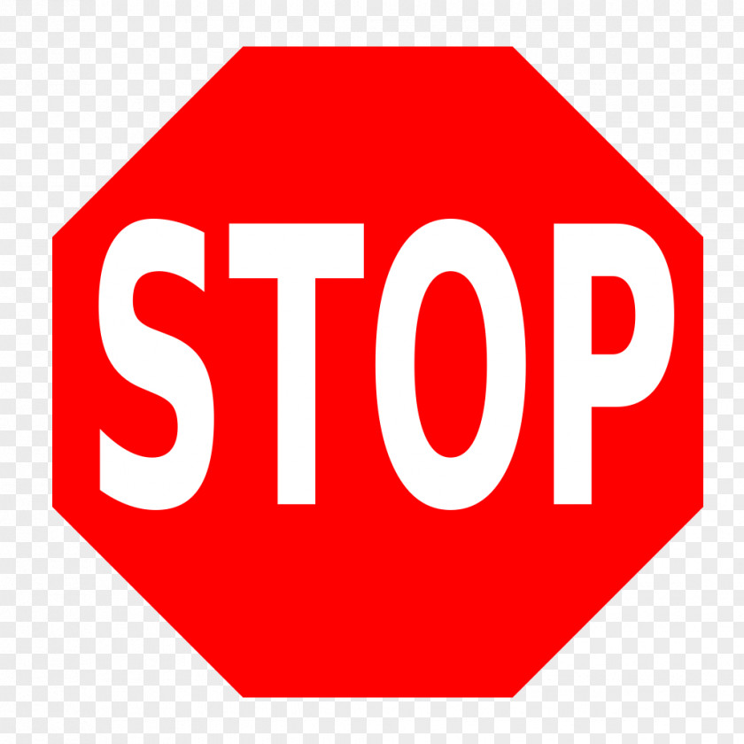 Stop Sign Free Printable Traffic Emoticon PNG