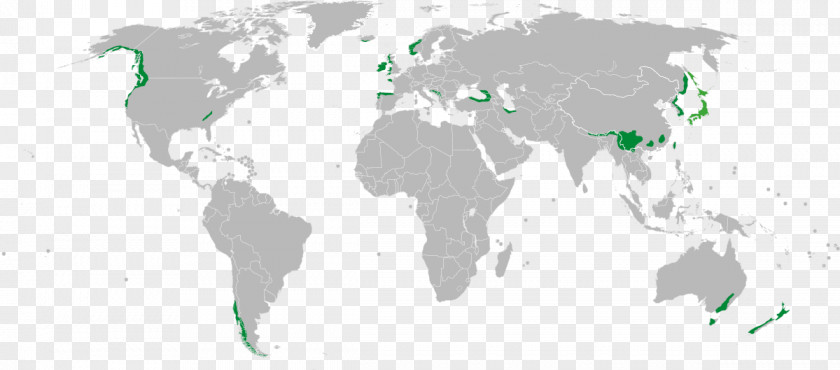 World Map Globe India PNG
