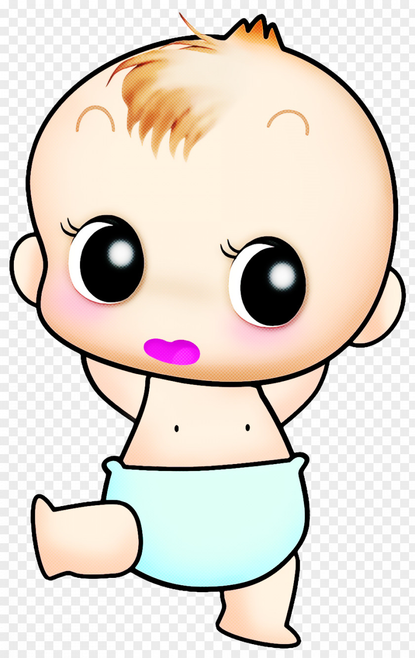 Cartoon Cheek Nose Pink Finger PNG