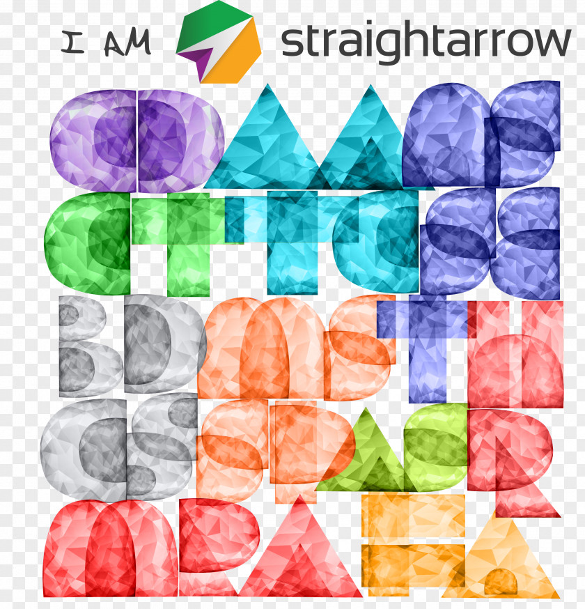 Collage Plastic Font PNG