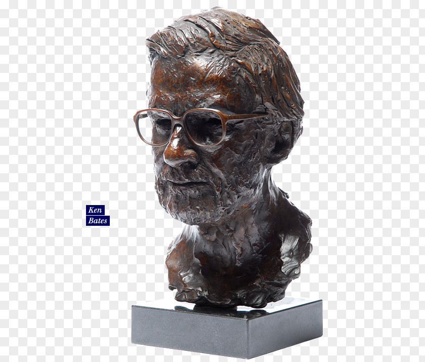 David Sculpture Bronze Bust Portrait PNG