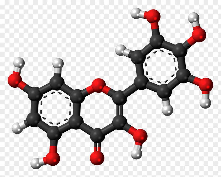 Flavonoid Quercetin Polyphenol Luteolin Jmol PNG