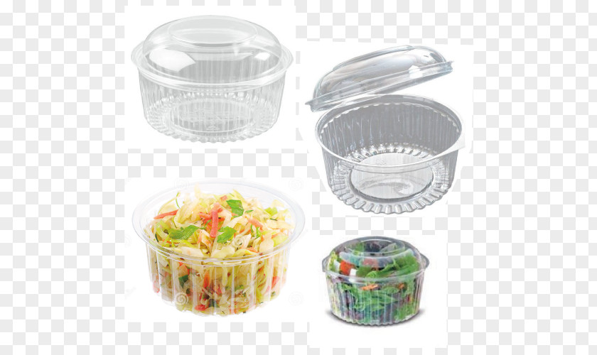 Glass Plastic Coleslaw Bowl Packaging And Labeling Take-out PNG