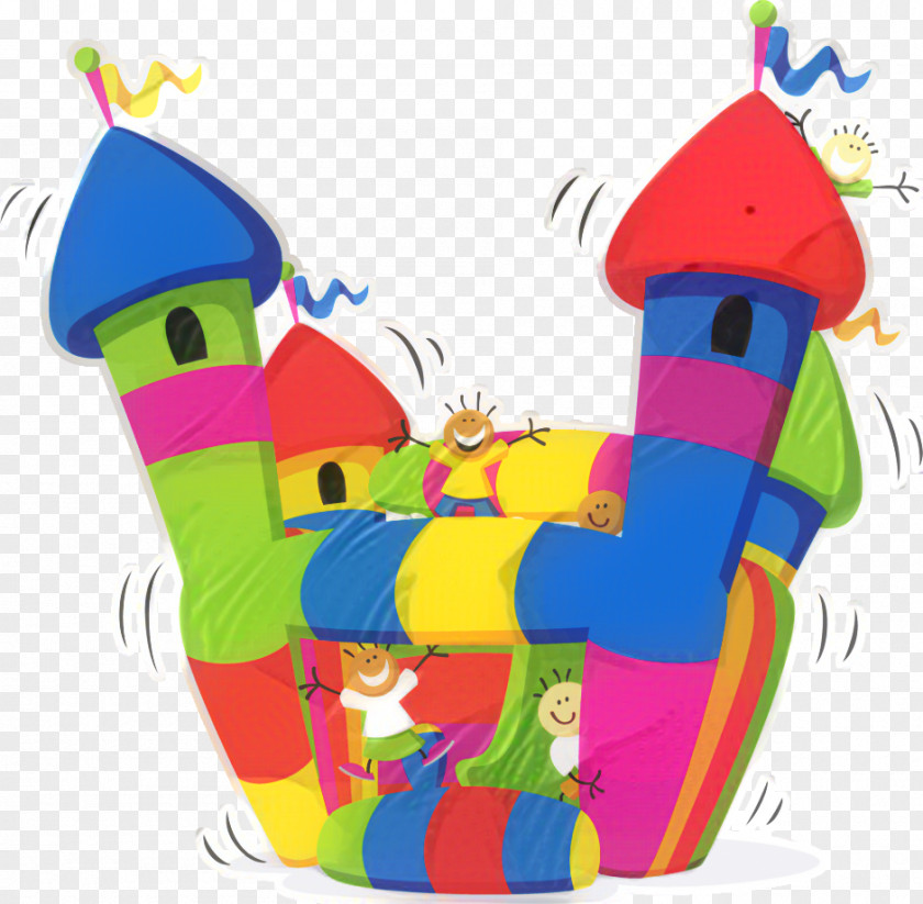 Inflatable Bouncers Castle Party Playground Slide PNG