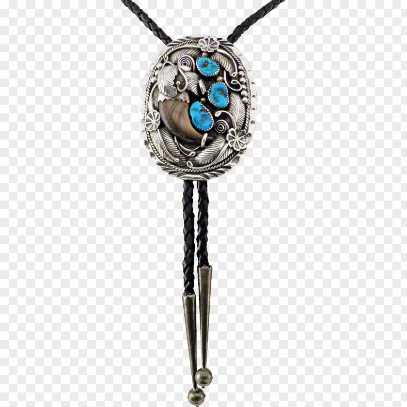 Jewellery Turquoise Bolo Tie Necklace Bear Claw PNG