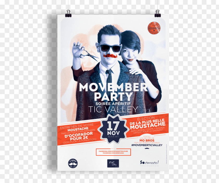 Movember Flyer Poster Brand PNG