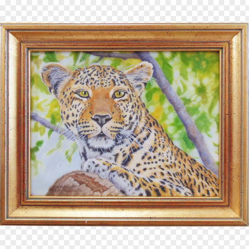 Painting Taobao Exquisite Seaside Art Gallery Leopard Acrylic Paint PNG