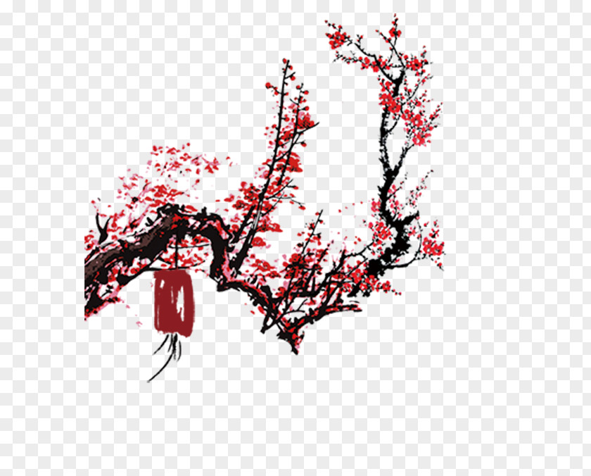 Plum Tree China Chinese New Year Red Envelope Mudah.my Dance PNG