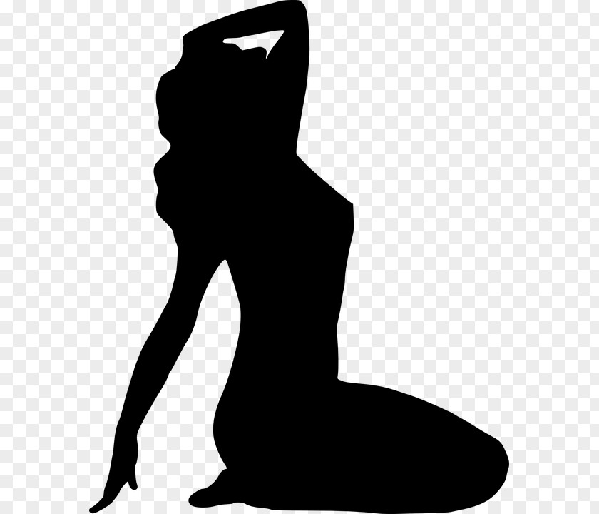 Silhouette Woman Clip Art PNG