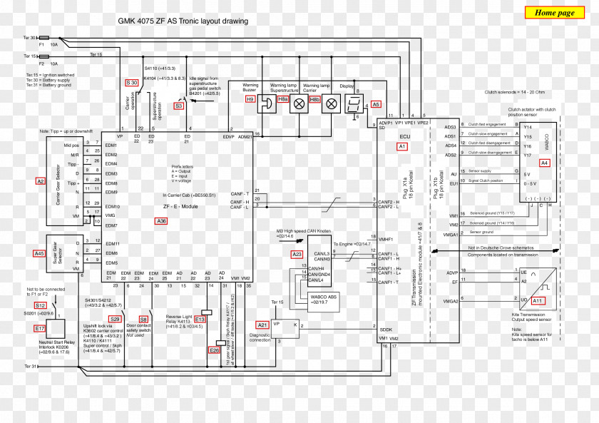 ZF AS Tronic Floor Plan Design Engineering PNG