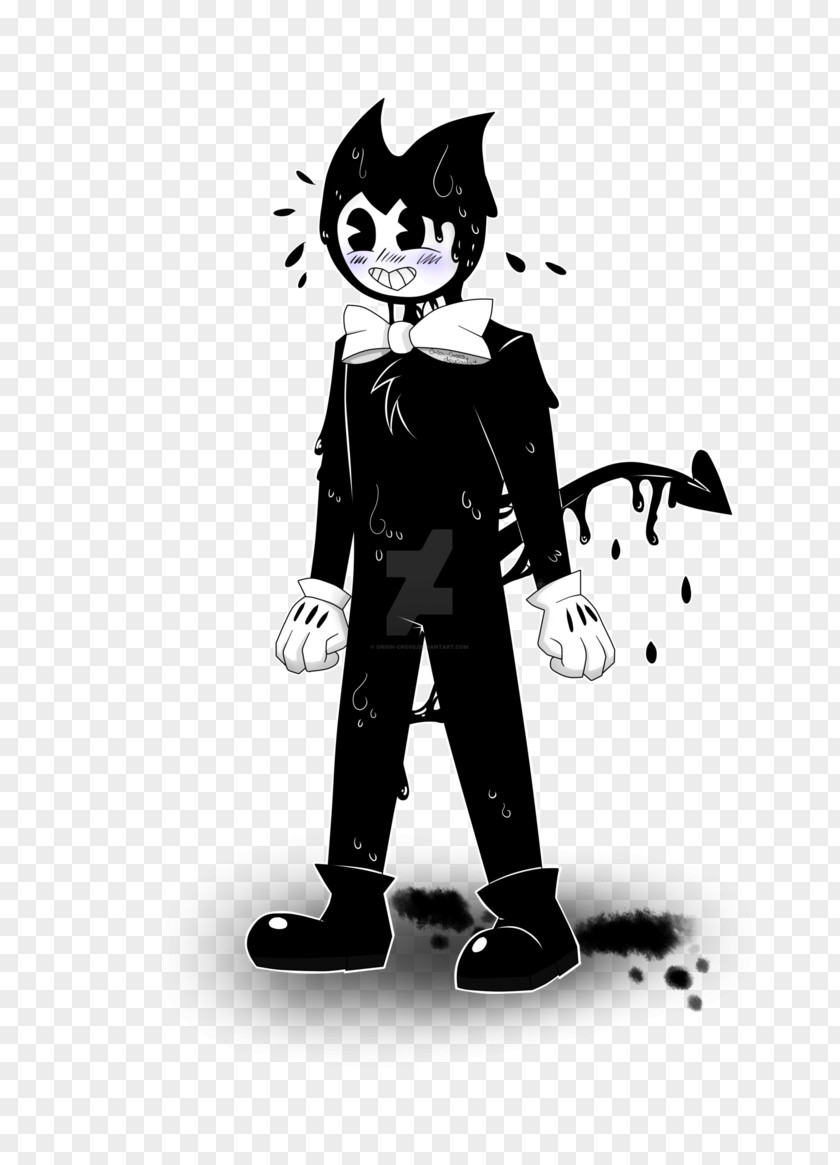 Bendy And The Ink Machine Vore Drawing Silhouette Self-care Cartoon PNG