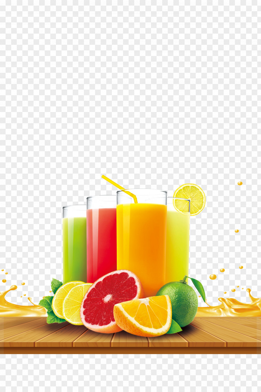 Fresh Juice Orange Soft Drink Strawberry PNG