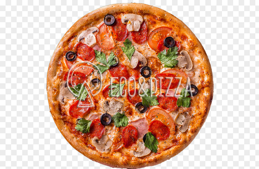 Pizza Italian Cuisine Fast Food Sicilian Vegetarian PNG